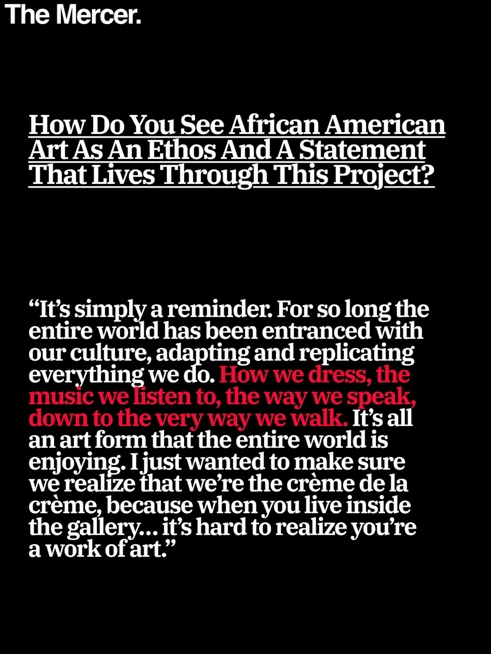 WE SPOKE TO CHRIS ABOUT THE RECENT AFRICAN AMERICAN ARTIST X NIKE COLLAB