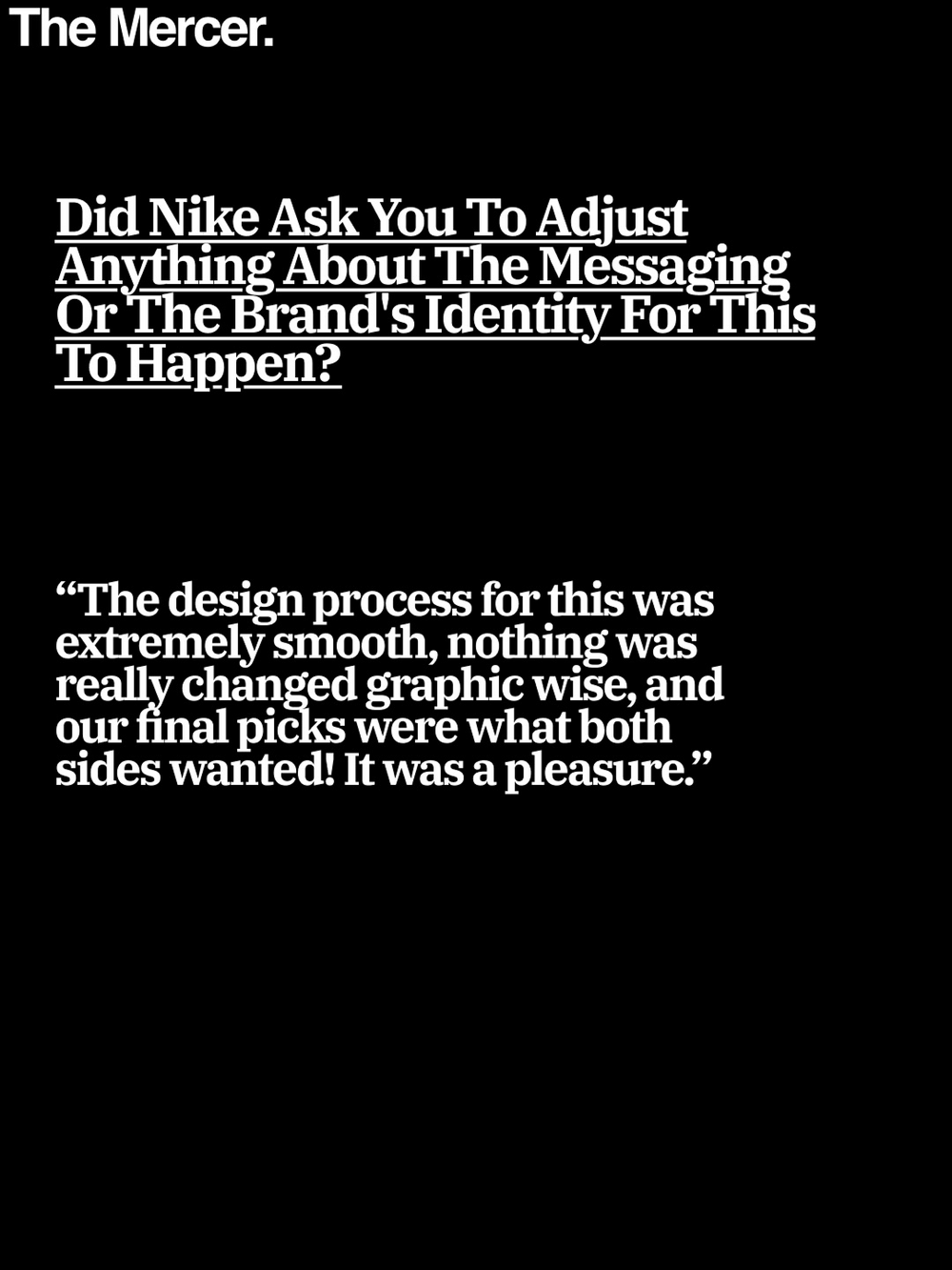 WE SPOKE TO CHRIS ABOUT THE RECENT AFRICAN AMERICAN ARTIST X NIKE COLLAB