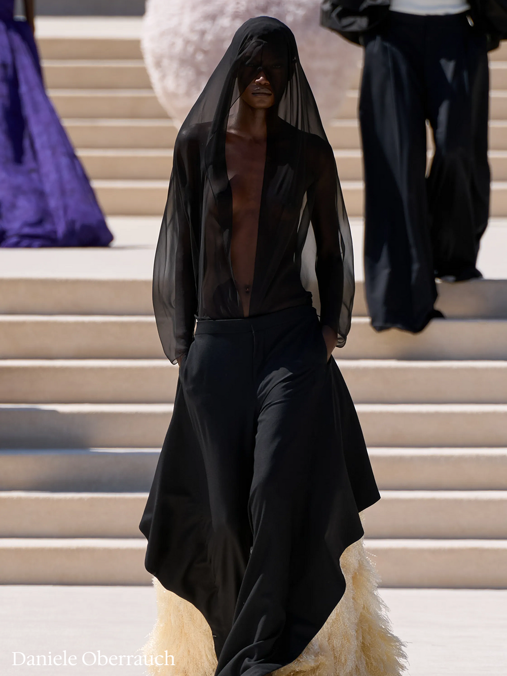 Fashion keeps asking for a new direction and never waits for it to land.