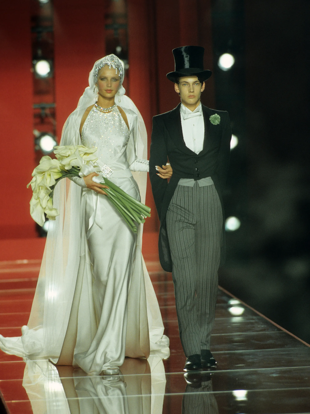 John Galliano Used a Dior Wedding To Say Everything But 