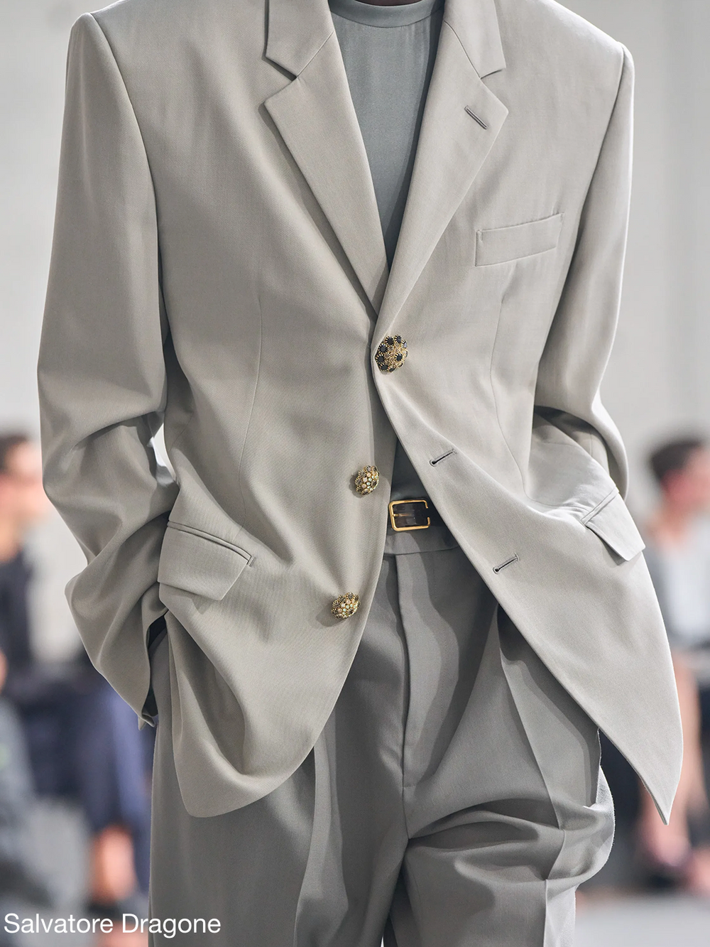 Anthony Vaccarello never lost sight of where Saint Laurent actually began.