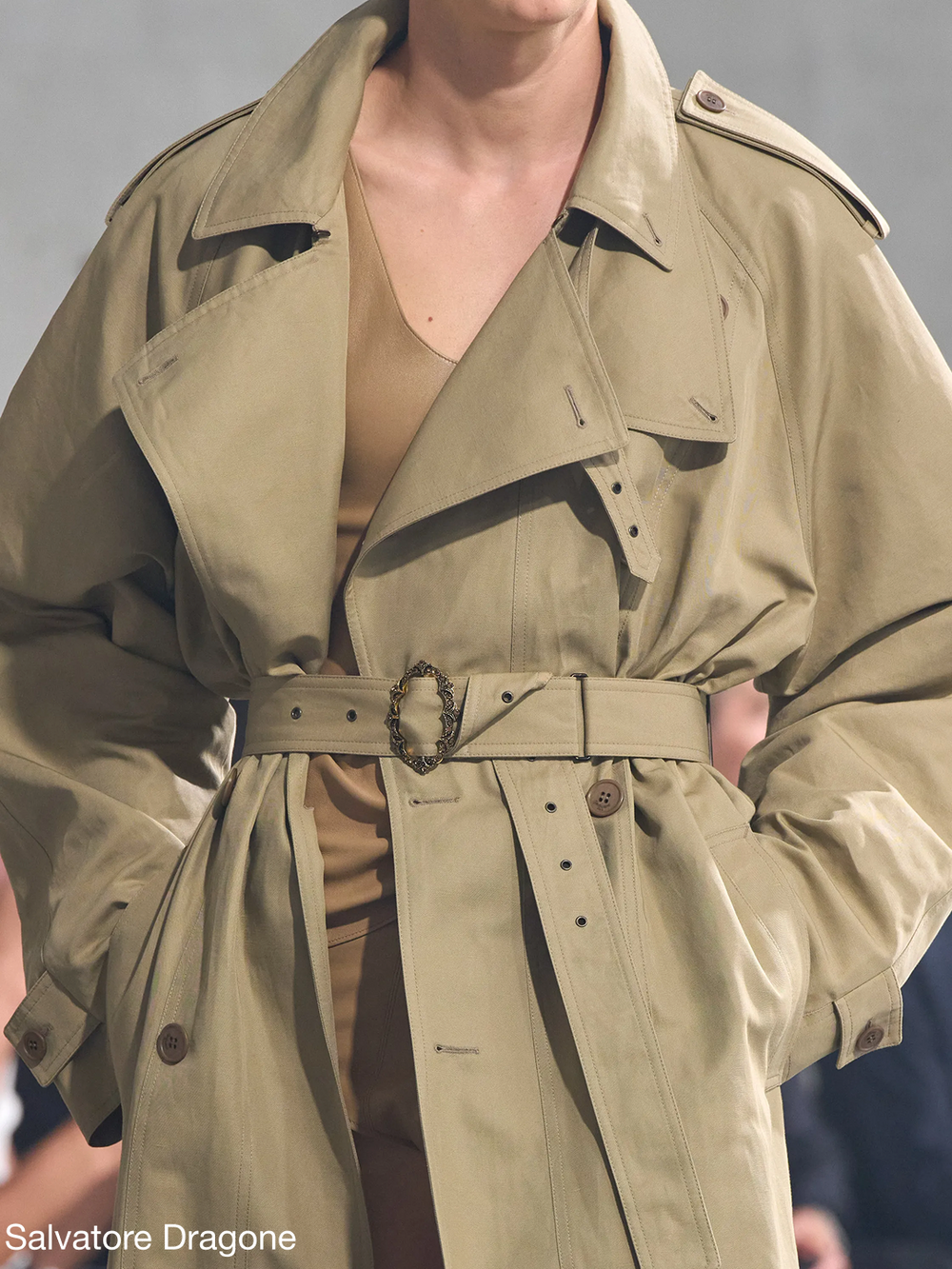 Anthony Vaccarello never lost sight of where Saint Laurent actually began.
