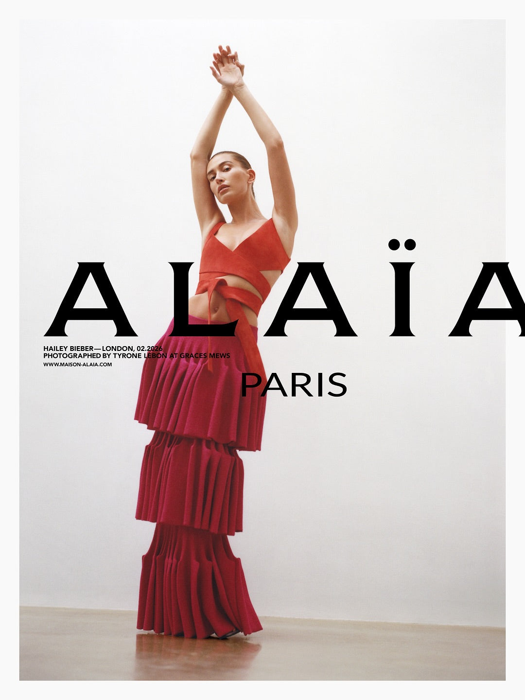 Hailey Bieber Stars In Alaïa Summer Fall 26 Archetypes Campaign